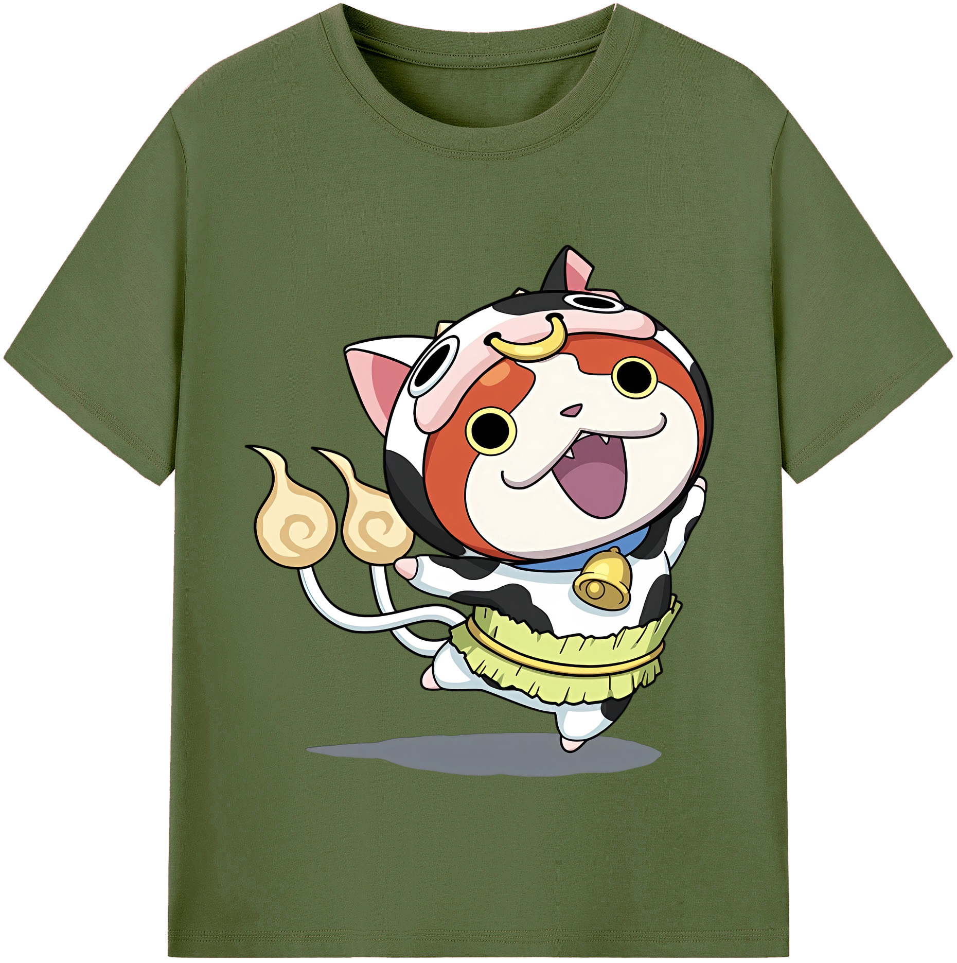 （画像用） 妖怪ウォッチ Yo-kai Watch 綿100％半袖Tシャツ（フロントプリント）